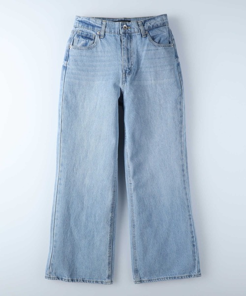 HONEYSUCKLE ROSE（ハニーサックルローズ）の「【HONEYSUCKLE ROSE】セミワイドデニムパンツ（デニムパンツ・レディース・キナリ/ダークインディゴブルー/ライトインディゴブルー・S/L/M）」の14枚目の写真