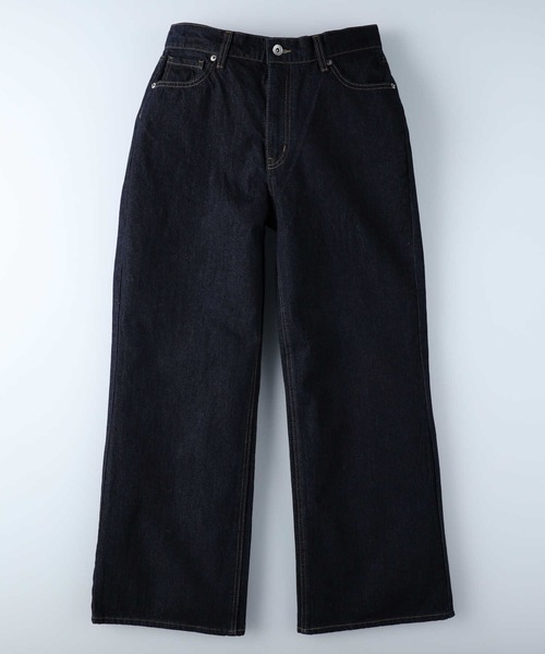 HONEYSUCKLE ROSE（ハニーサックルローズ）の「【HONEYSUCKLE ROSE】セミワイドデニムパンツ（デニムパンツ・レディース・キナリ/ダークインディゴブルー/ライトインディゴブルー・S/L/M）」の10枚目の写真