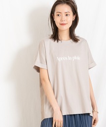 後ドッキング袖ロールTシャツ