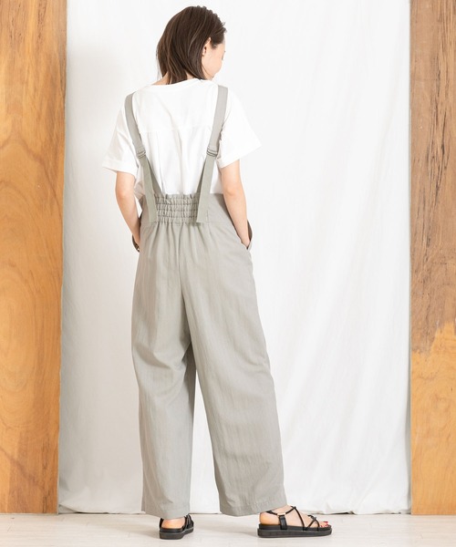 Gready Brilliant（グレディブリリアン）の「後ドッキング袖ロールＴシャツ（Tシャツ/カットソー・レディース・オフホワイト/グレイッシュベージュ・38）」の13枚目の写真