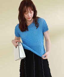 Ray BEAMS | Ray BEAMS / ポップコーン シャーリング Tシャツ(Tシャツ/カットソー)