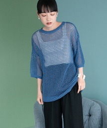 LOWRYS FARM | メッシュプルオーバー　282849(ニット/セーター)