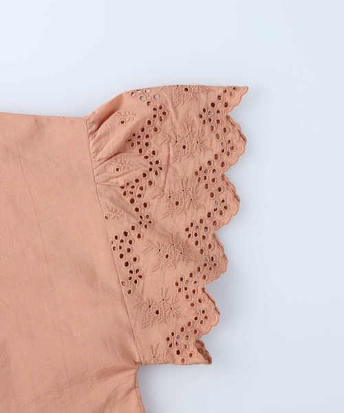 HONEYSUCKLE ROSE（ハニーサックルローズ）の「【HONEYSUCKLE ROSE】袖レース２ＷＡＹブラウス（シャツ/ブラウス・レディース・ホワイト/グリーン/オレンジ・M/L）」の18枚目の写真