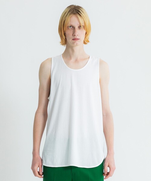 Iroquois(イロコイ)の「LAYERED LONG T/T(タンクトップ・メンズ・ホワイト/ブラック・2/1)」の5枚目の写真