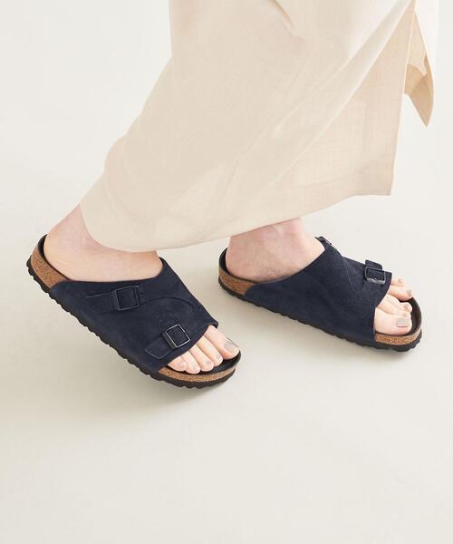 BIRKENSTOCK ZURICH サンダル ネイビー 38 BIRKENSTOCK（ビルケンシュトック）の「【別注】＜BIRKENSTOCK