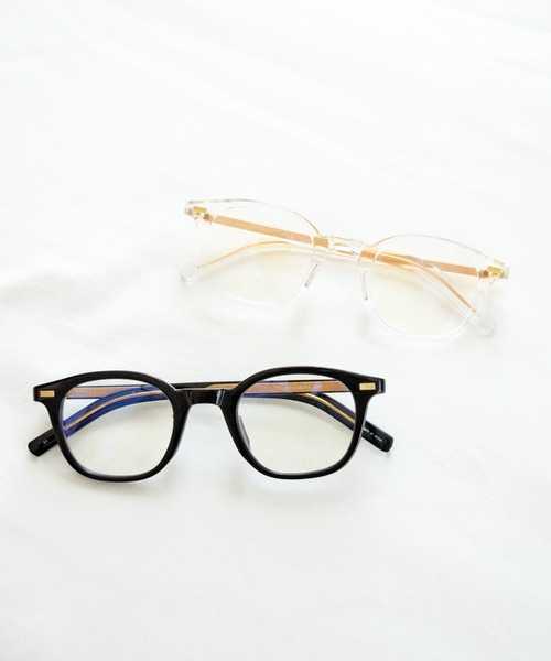 Marient（マリエント）の「Flame Lens Glasses/フレームサングラス（メガネ・レディース・ブラック/クリア・FREE）」の5枚目の写真