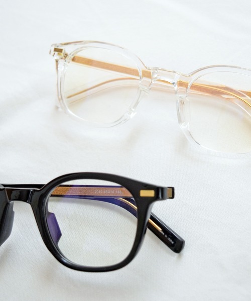 Marient（マリエント）の「Flame Lens Glasses/フレームサングラス（メガネ・レディース・ブラック/クリア・FREE）」の6枚目の写真