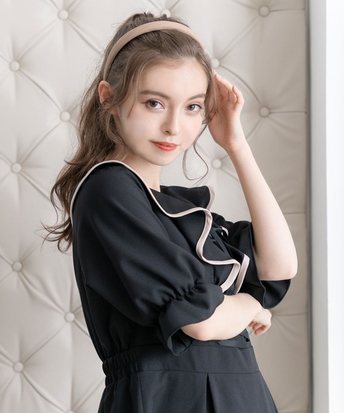 DearMyLoveRose（ディアマイラブローズ）の「カラーカチューシャ（その他ヘアアクセサリー・レディース・ホワイト/ブラック/レモンイエロー/グリーン/ラベンダー/ブルー/ベージュ・FREE）」の4枚目の写真