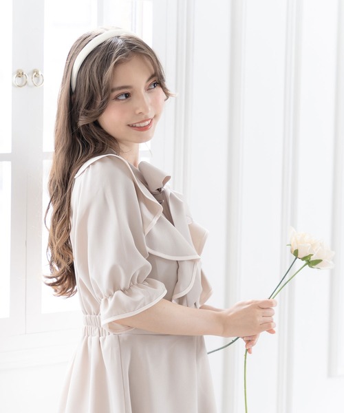 DearMyLoveRose（ディアマイラブローズ）の「カラーカチューシャ（その他ヘアアクセサリー・レディース・ホワイト/ブラック/レモンイエロー/グリーン/ラベンダー/ブルー/ベージュ・FREE）」の2枚目の写真