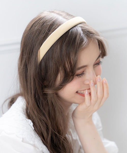 DearMyLoveRose（ディアマイラブローズ）の「カラーカチューシャ（その他ヘアアクセサリー・レディース・ホワイト/ブラック/レモンイエロー/グリーン/ラベンダー/ブルー/ベージュ・FREE）」の7枚目の写真