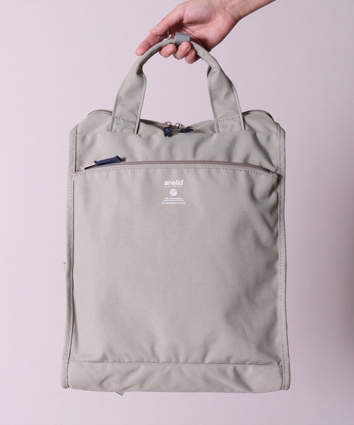 anello（アネロ）の「(LF)【anello】2WAY 10ポケット トート型 リュック（バックパック/リュック・レディース・ブラック/ネイビー/オリーブ/ブラック系その他/グレイッシュベージュ・ONE SIZE）」の15枚目の写真