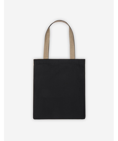 Maison Kitsune(メゾンキツネ)の「UPCYCLED VERTICAL TOTE BAG(トートバッグ・メンズ・ダークグリーン/ブラック/ベージュ・U)」の7枚目の写真