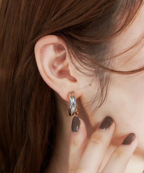 VANNIE U(ヴァニーユー)の「bi twist pierce(ピアス(両耳用)・レディース・その他・FREE)」の7枚目の写真