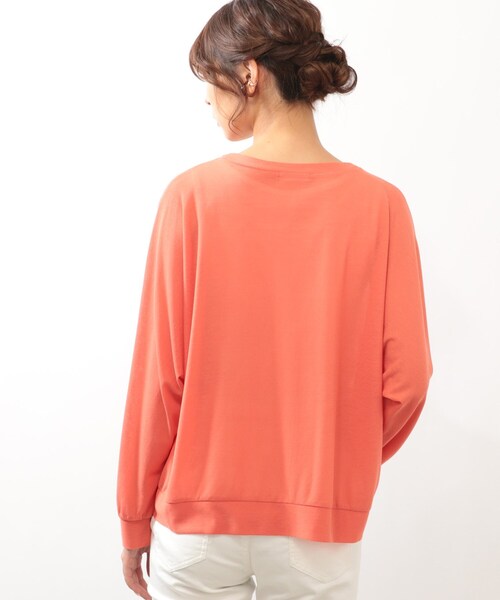 DRESKIP（ドレスキップ）の「◆【洗える】Vネックドルマンカーディガン（カーディガン/ボレロ・レディース・ブラック/オフホワイト/オレンジ/グリーン・02/03）」の18枚目の写真