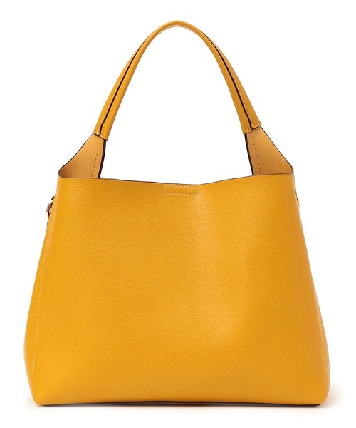 SHIPS any（シップス エニィ）の「SHIPS any: 2WAY スクエア コンパクト ショルダーバッグ（ショルダーバッグ・レディース・ブラック/ベージュ/マスタード/ライトブルー/カーキ/ピンク/イエロー/バーガンディー・ONE SIZE）」の6枚目の写真