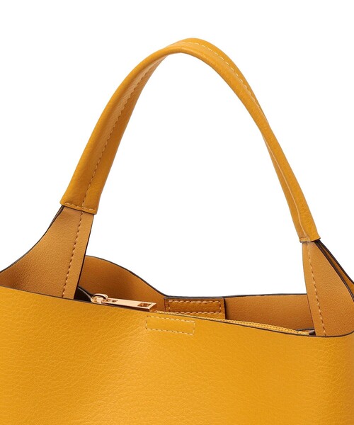 SHIPS any（シップス エニィ）の「SHIPS any: 2WAY スクエア コンパクト ショルダーバッグ（ショルダーバッグ・レディース・ブラック/ベージュ/マスタード/ライトブルー/カーキ/ピンク/イエロー/バーガンディー・ONE SIZE）」の19枚目の写真