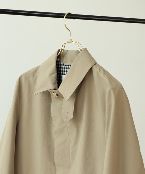 Mackintosh（マッキントッシュ）の「MACKINTOSH / NEW DUNKELD ステンカラーコート（ステンカラーコート・メンズ・ネイビー/ベージュ・38/34/40/36）」の19枚目の写真