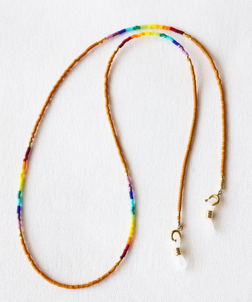 MIXTO（ミスト）の「【Lino】グラス・イヤホン・マスクチェーン・ネックレス（ネックレス・レディース・ホワイト/ブラック/ブラウン・ONE SIZE）」の9枚目の写真