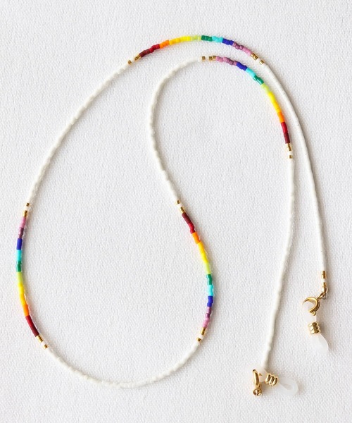 MIXTO（ミスト）の「【Lino】グラス・イヤホン・マスクチェーン・ネックレス（ネックレス・レディース・ホワイト/ブラック/ブラウン・ONE SIZE）」の10枚目の写真