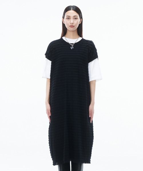 ZUCCa(ズッカ)の「フリルジャガード/チュニック(チュニック・レディース・ホワイト/ブラック・M size)」の12枚目の写真