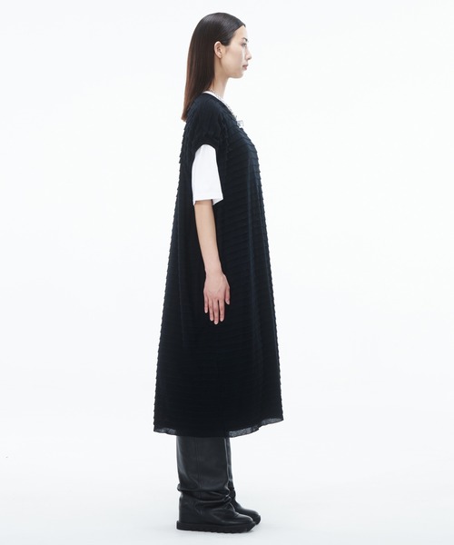 ZUCCa(ズッカ)の「フリルジャガード/チュニック(チュニック・レディース・ホワイト/ブラック・M size)」の18枚目の写真