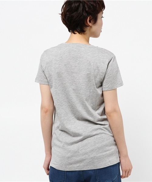 HELIOPOLE(エリオポール)の「【WEB限定】WOOLRICH デザインプリントハーフスリーブカットソー(Tシャツ/カットソー・レディース・ホワイト/グレー/グレー系その他・SMALL)」の6枚目の写真