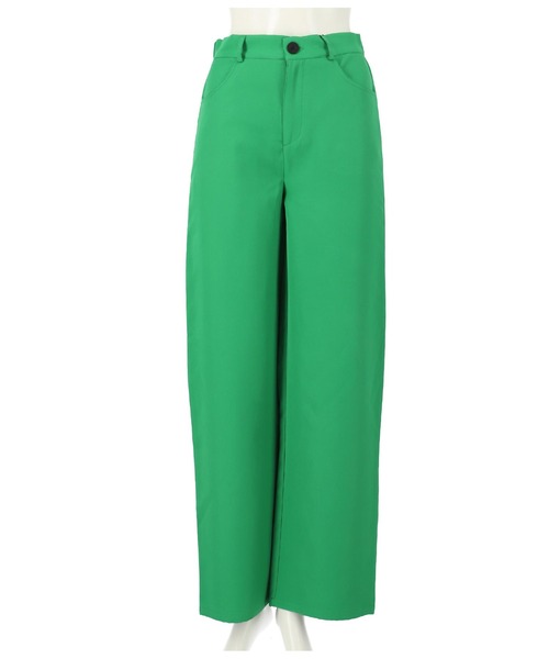 ANAP（アナップ）の「ワイドシルエットスラックス（スラックス・レディース・ベージュ/グリーン/ダークグレー/ブラック/アイボリー・FREE）」の16枚目の写真