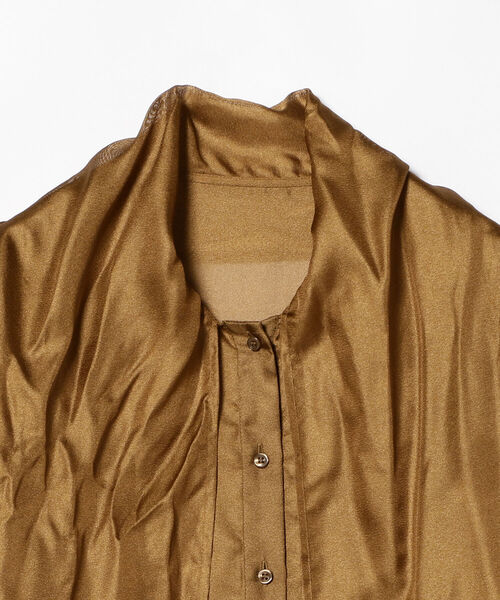 Ray BEAMS（レイビームス）の「RBS / ボウ カラー ブラウス（シャツ/ブラウス・レディース・ブラック/カーキ・ONE SIZE）」の11枚目の写真