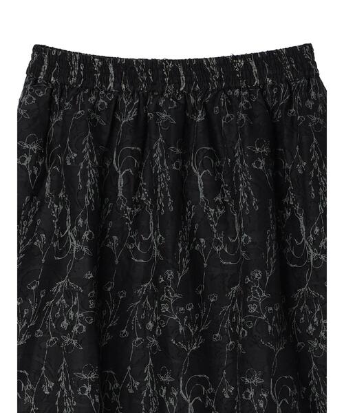 Green　Parks（グリーンパークス）の「ジャガードロングスカート（スカート・レディース・カーキ/ブラック・FREE）」の12枚目の写真