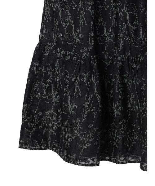 Green　Parks（グリーンパークス）の「ジャガードロングスカート（スカート・レディース・カーキ/ブラック・FREE）」の15枚目の写真