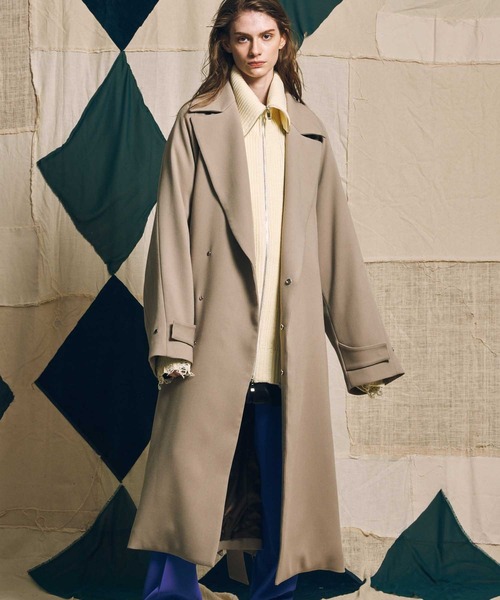 MAISON SPECIAL トリプルクロスプライムオーバーダブルコート NVY MAISON SPECIAL トリプルクロスプライムオーバーダブルコート