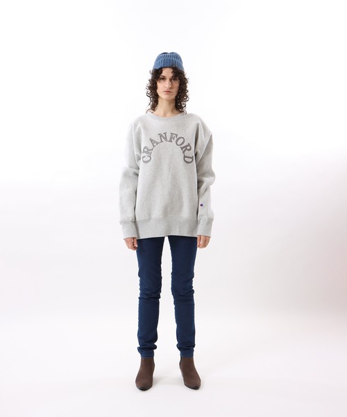 Champion(チャンピオン)の「【Champion/チャンピオン】メンズ リバースウィーブ(R) クルーネックスウェットシャツ(スウェット・メンズ・イエロー系その他/シルバーグレー/アーミー/ブルー系その他/ブラック・X-LARGE/MEDIUM/SMALL/LARGE)」の6枚目の写真