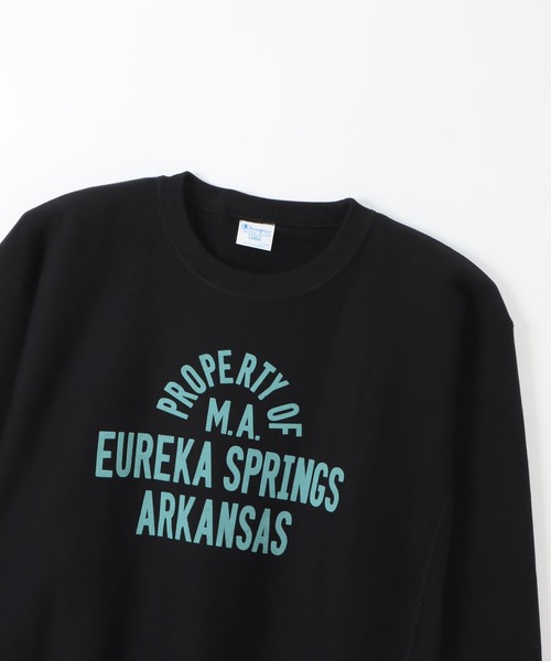 Champion(チャンピオン)の「【Champion/チャンピオン】メンズ リバースウィーブ(R) クルーネックスウェットシャツ(スウェット・メンズ・イエロー系その他/シルバーグレー/アーミー/ブルー系その他/ブラック・X-LARGE/MEDIUM/SMALL/LARGE)」の11枚目の写真