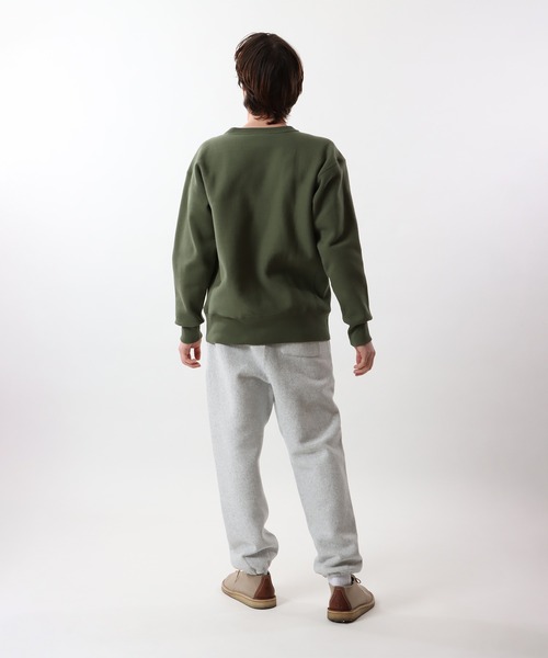 Champion(チャンピオン)の「【Champion/チャンピオン】メンズ リバースウィーブ(R) クルーネックスウェットシャツ(スウェット・メンズ・イエロー系その他/シルバーグレー/アーミー/ブルー系その他/ブラック・X-LARGE/MEDIUM/SMALL/LARGE)」の13枚目の写真