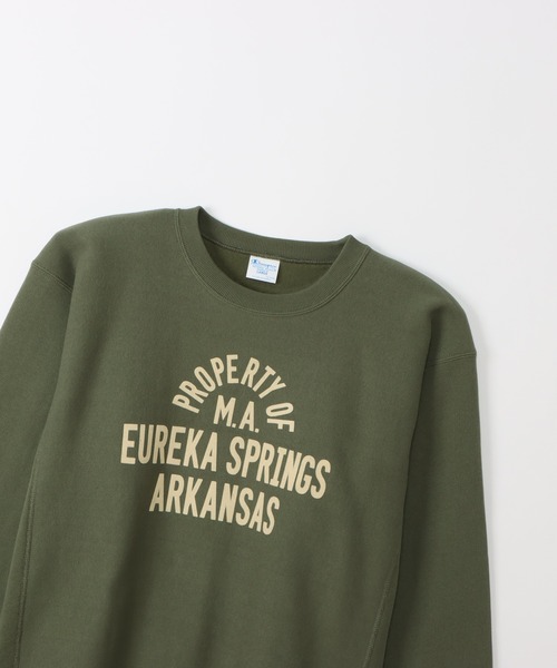 Champion(チャンピオン)の「【Champion/チャンピオン】メンズ リバースウィーブ(R) クルーネックスウェットシャツ(スウェット・メンズ・イエロー系その他/シルバーグレー/アーミー/ブルー系その他/ブラック・X-LARGE/MEDIUM/SMALL/LARGE)」の8枚目の写真