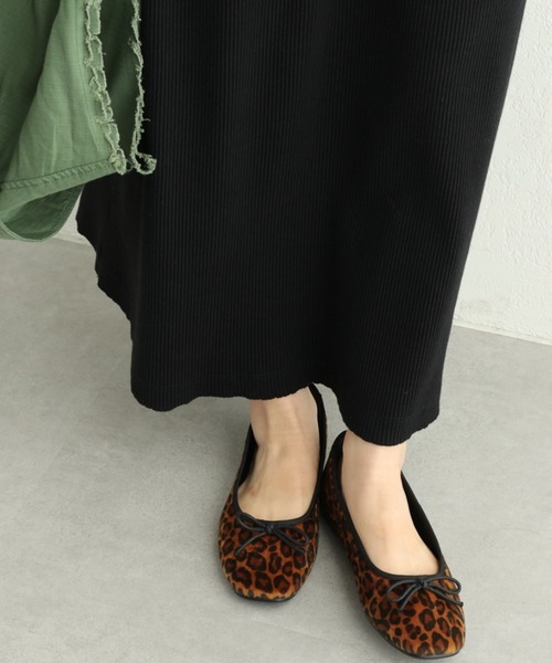 CIAOPANIC TYPY(チャオパニックティピー)の「スクエアトゥバレエシューズ(バレエシューズ・レディース・ブラック/ベージュ/ブラウン/シルバー/オレンジ・37/38/39/36)」の7枚目の写真