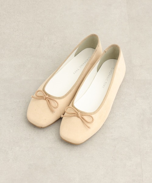 CIAOPANIC TYPY(チャオパニックティピー)の「スクエアトゥバレエシューズ(バレエシューズ・レディース・ブラック/ベージュ/ブラウン/シルバー/オレンジ・37/38/39/36)」の13枚目の写真