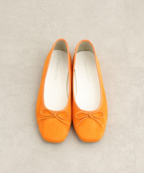 CIAOPANIC TYPY(チャオパニックティピー)の「スクエアトゥバレエシューズ(バレエシューズ・レディース・ブラック/ベージュ/ブラウン/シルバー/オレンジ・37/38/39/36)」の16枚目の写真