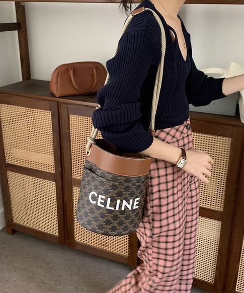 aimoha（アイモハ）の「チェック柄セミフレアスラックス（スラックス・レディース・ピンク・LARGE/X-LARGE/SMALL/MEDIUM）」の16枚目の写真