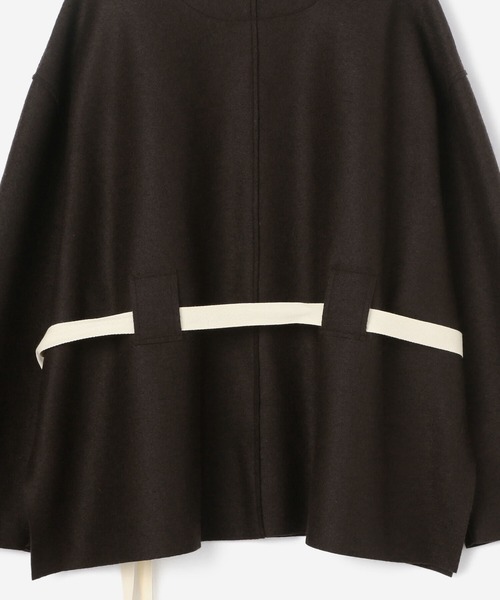 Bshop（ビショップ）の「isabella clementini | ウール オーバーサイズジャケット WOMEN（テーラードジャケット・レディース・ダークブラウン・42）」の10枚目の写真