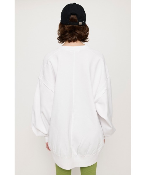 SLY(スライ)の「BOYFRIEND HG TOPS ボーイフレンド ハイゲージ トップス ニット(ニット/セーター・レディース・ホワイト/ブルー/カーキ/ブラック・FREE)」の10枚目の写真