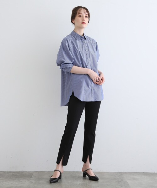 【美品】 INDIVI パンツス ーツM INDIVI（インディヴィ）の「◇【洗える/裾ファスナー】スリム