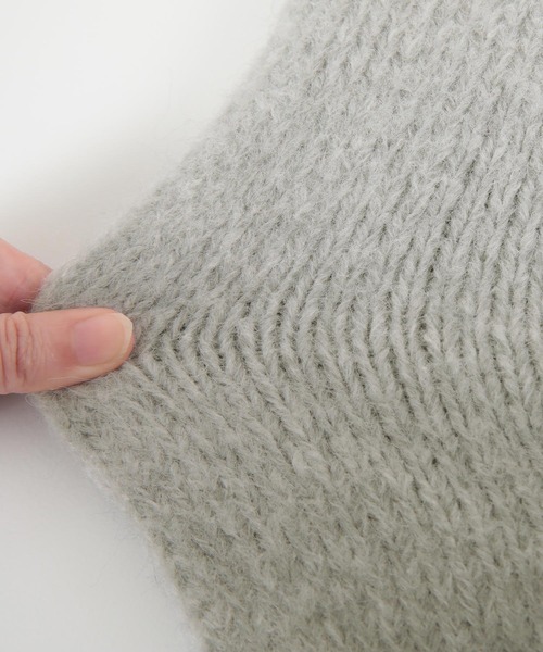 titivate（ティティベイト）の「Vﾈｯｸｵｰﾊﾞｰｻｲｽﾞﾆｯﾄ（ニット/セーター・レディース・ブラウン/アイボリー/グレー・S/M）」の16枚目の写真