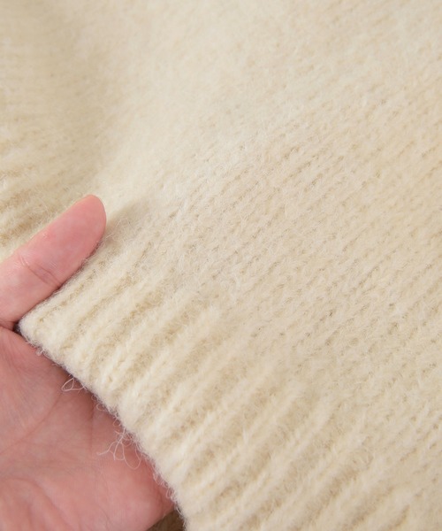 titivate（ティティベイト）の「Vﾈｯｸｵｰﾊﾞｰｻｲｽﾞﾆｯﾄ（ニット/セーター・レディース・ブラウン/アイボリー/グレー・S/M）」の19枚目の写真