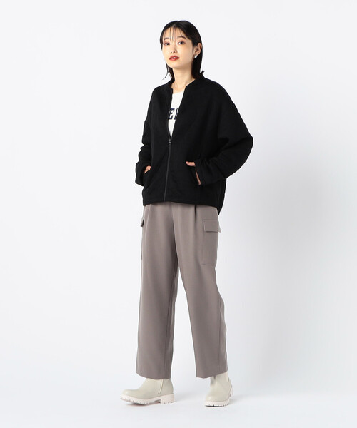 COMME CA ISM(コムサイズム)の「キルティング ブルゾン(ブルゾン・レディース・オレンジ/アイボリー/ブラック・MEDIUM/LARGE)」の18枚目の写真