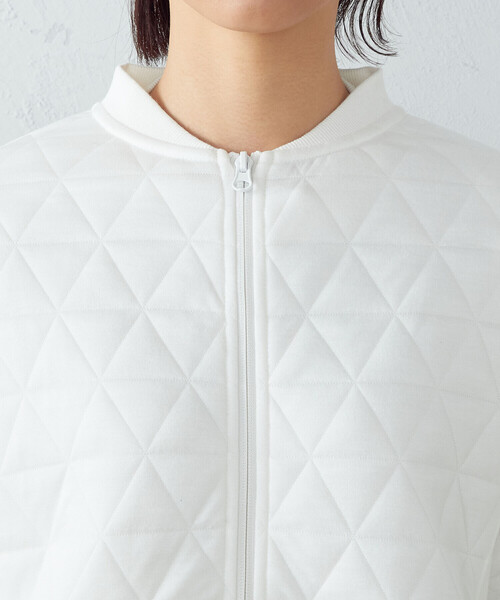 COMME CA ISM(コムサイズム)の「キルティング ブルゾン(ブルゾン・レディース・オレンジ/アイボリー/ブラック・MEDIUM/LARGE)」の15枚目の写真