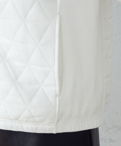 COMME CA ISM(コムサイズム)の「キルティング ブルゾン(ブルゾン・レディース・オレンジ/アイボリー/ブラック・MEDIUM/LARGE)」の10枚目の写真