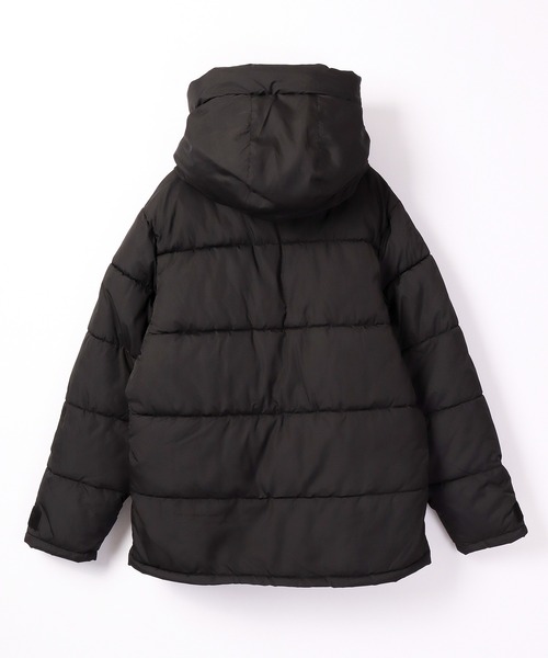   Jeans ブラック ダウンジャケット フード 黒 M SUGGESTION（サジェッション）の「SUGGESTION ビッグフード 2WAY 中綿