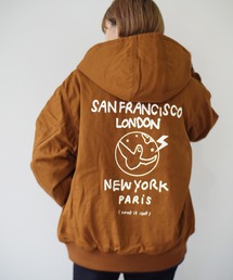 ＜ 当店限定・別注アイテム ＞ 【（What it isNt）ART BY MARKGONZALES / (ワットイットイズント) アートバイ マークゴンザレス 】 裏地キルティング コットンキャンバス ブルゾン