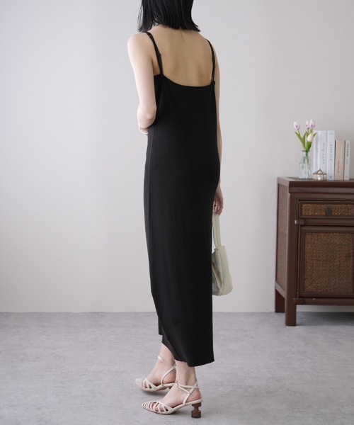 IAMUSE（アイアミューズ）の「バックオープンキャミワンピース S0804【IAMUSE】（ワンピース・レディース・ブラック・FREE）」の20枚目の写真